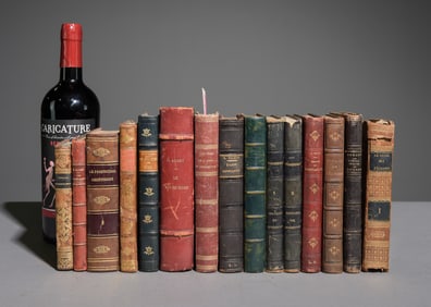 15 Antique Assorted European Books / Novels #1