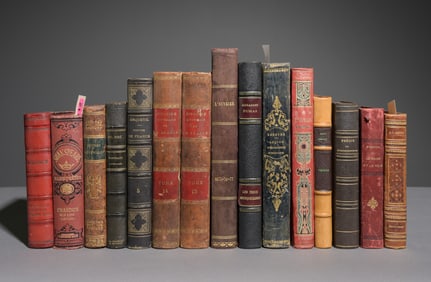 15 Antique Assorted European Books