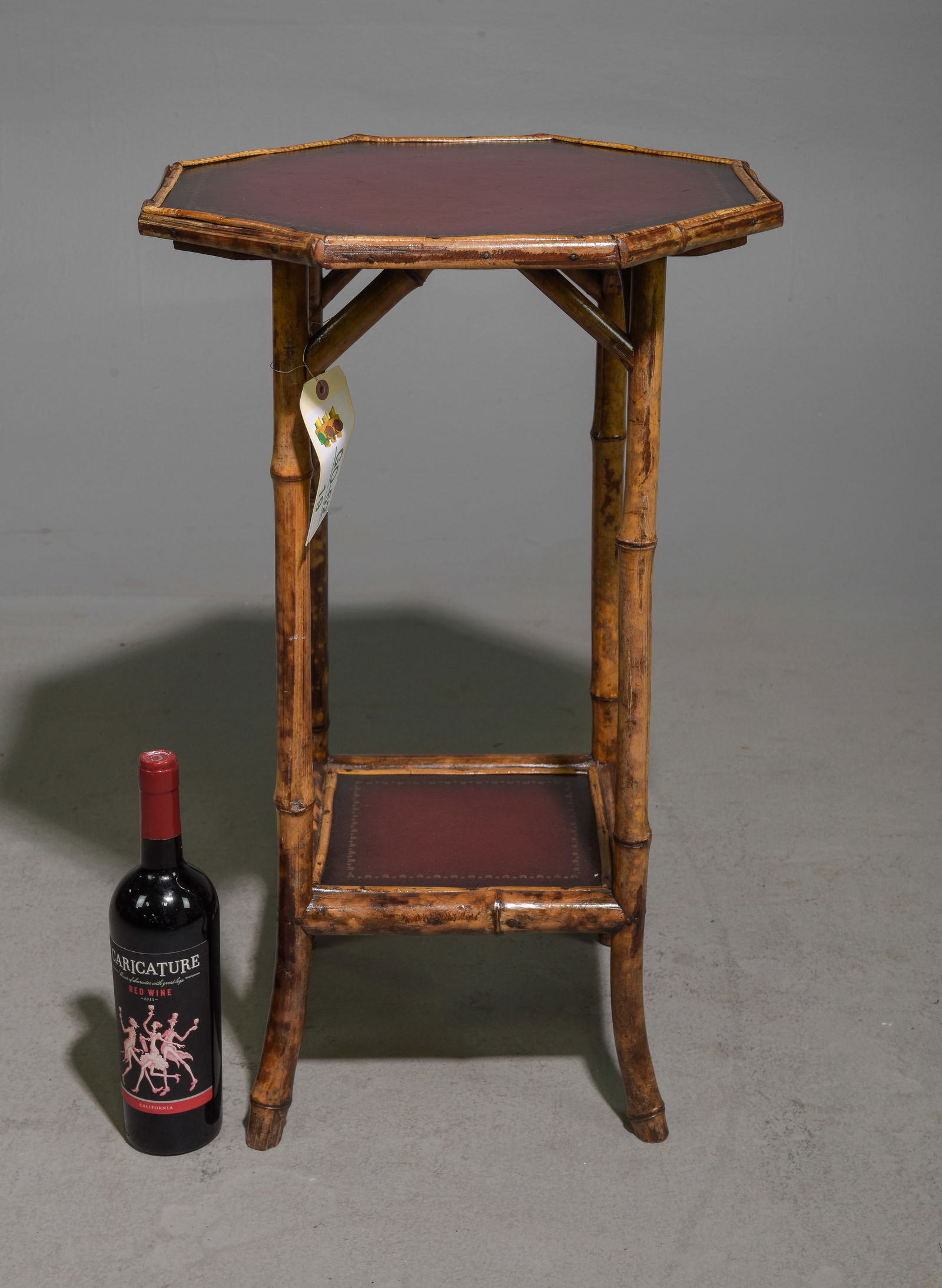 Bamboo Octagonal Occasional Table (1 of 4)