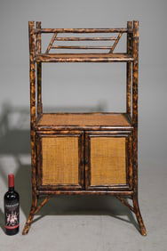 Bamboo & Ratan Etagere / Hall Cabinet