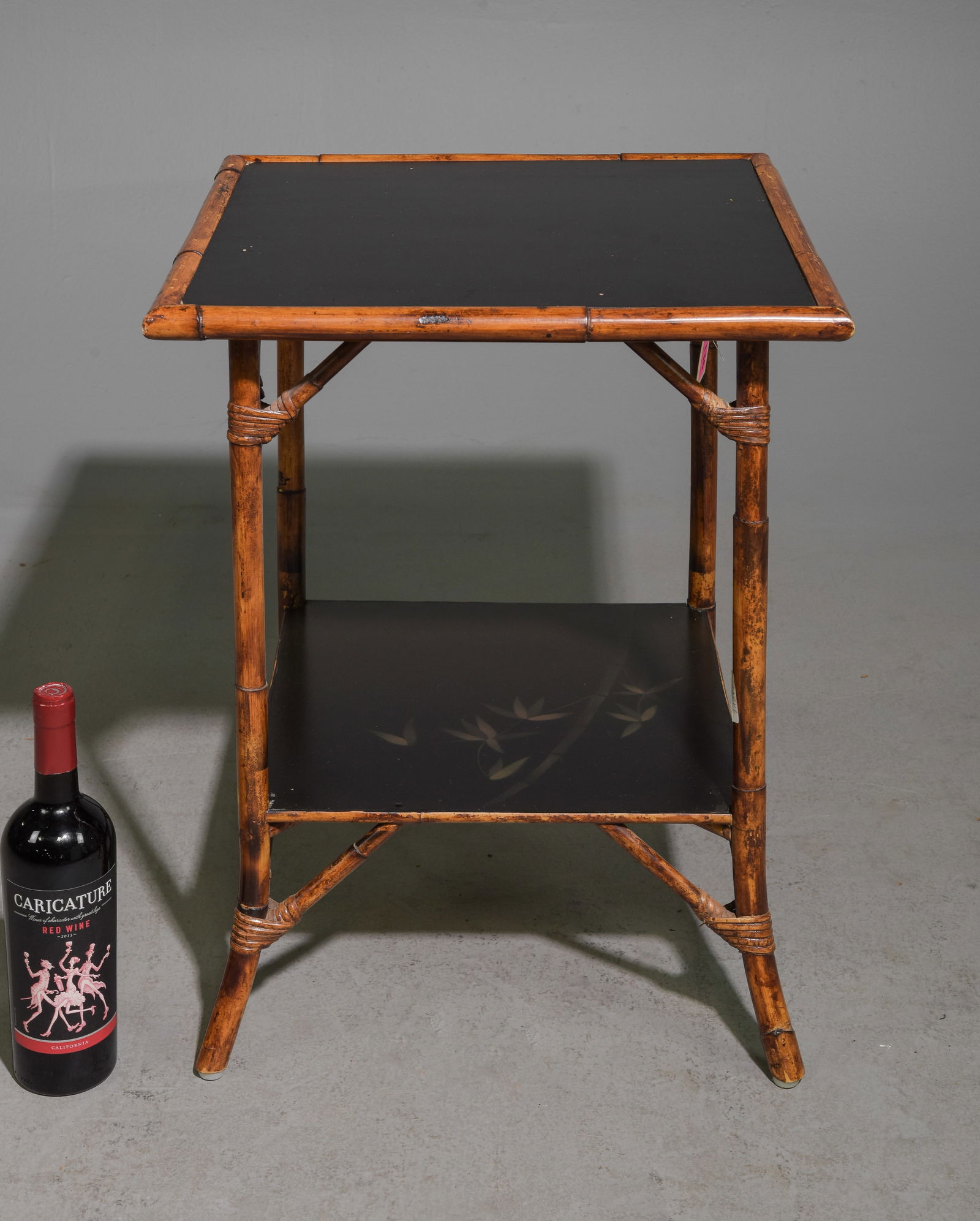 Bamboo Two Tier Occasional Table (1 of 4)