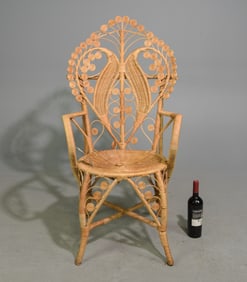 Wicker Fan Back / Peacock Chair