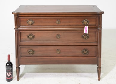 Louis XVI Style Three Drawer Chest