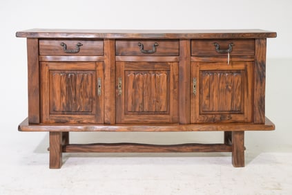 French Farmhouse Style Heavy Oak Sideboard