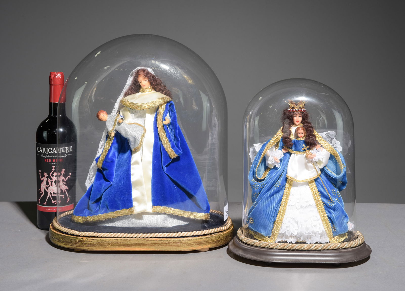 Two Glass Dome Cloches (1 of 5)