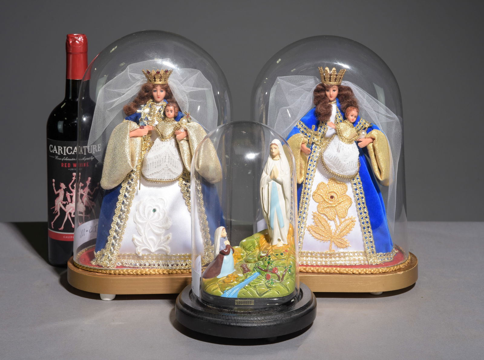 Three Glass Dome Cloches (1 of 5)