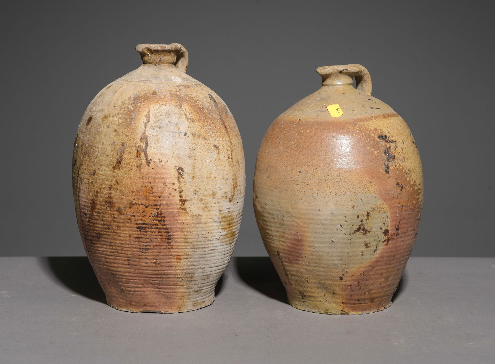 Two French Terracotta Crocks / Jugs (1 of 4)
