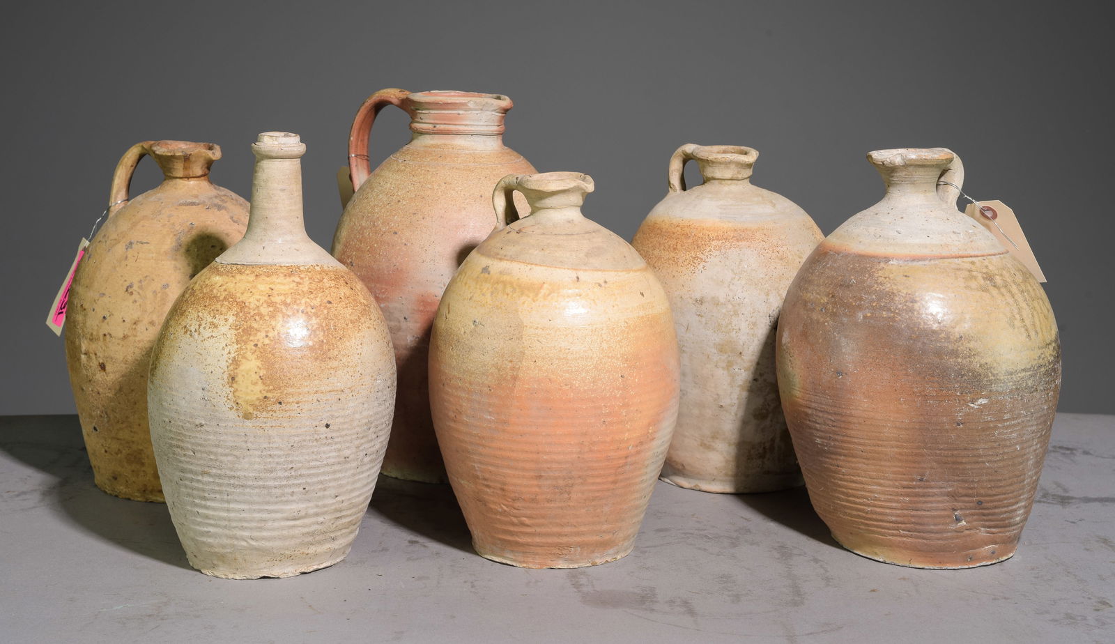 6 French Terracotta Crocks / Jugs (1 of 10)