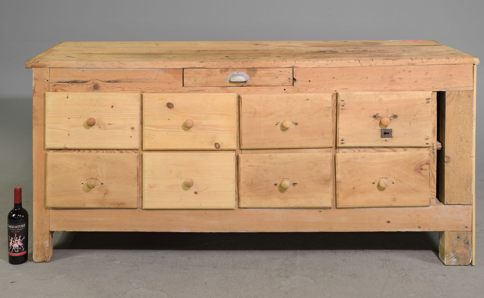 Swedish Pine Bank of Drawers / Shop Counter (1 of 6)