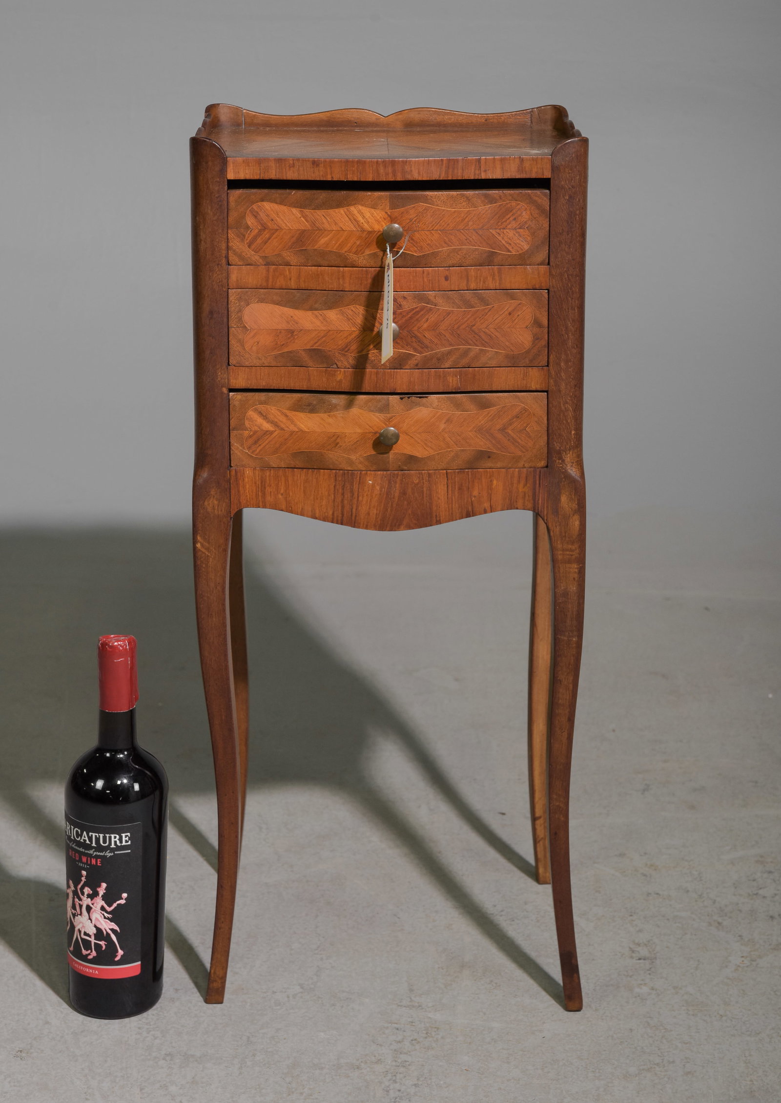 Louis XV Style Nightstand / Occasional Chest: French Louis XV Style Nightstand / Occasional Chest - 29 in tall x 12 x 10
