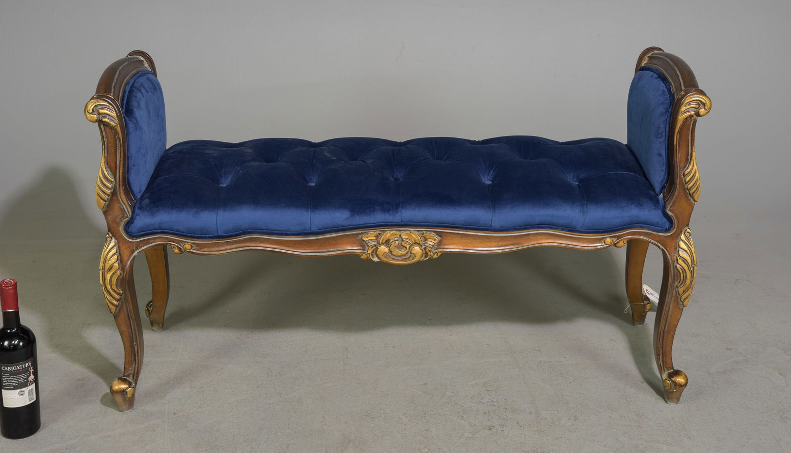 French Style Button Tufted Window / Hall Bench (1 of 3)