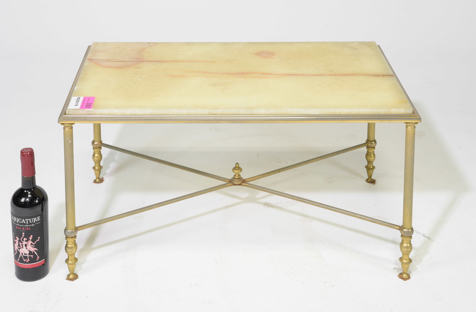 French Onyx Top Coffee Table (1 of 5)