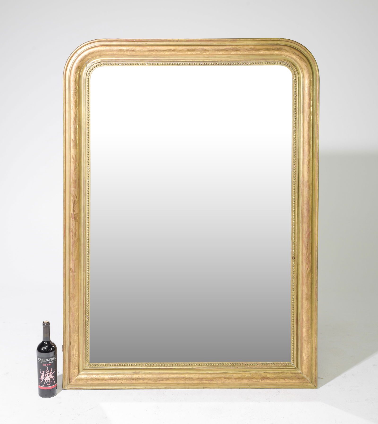 Louis Philippe Style Large Gold Framed Mirror (1 of 5)