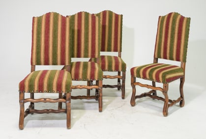 French Mouton Style Set of Four Dining Chairs
