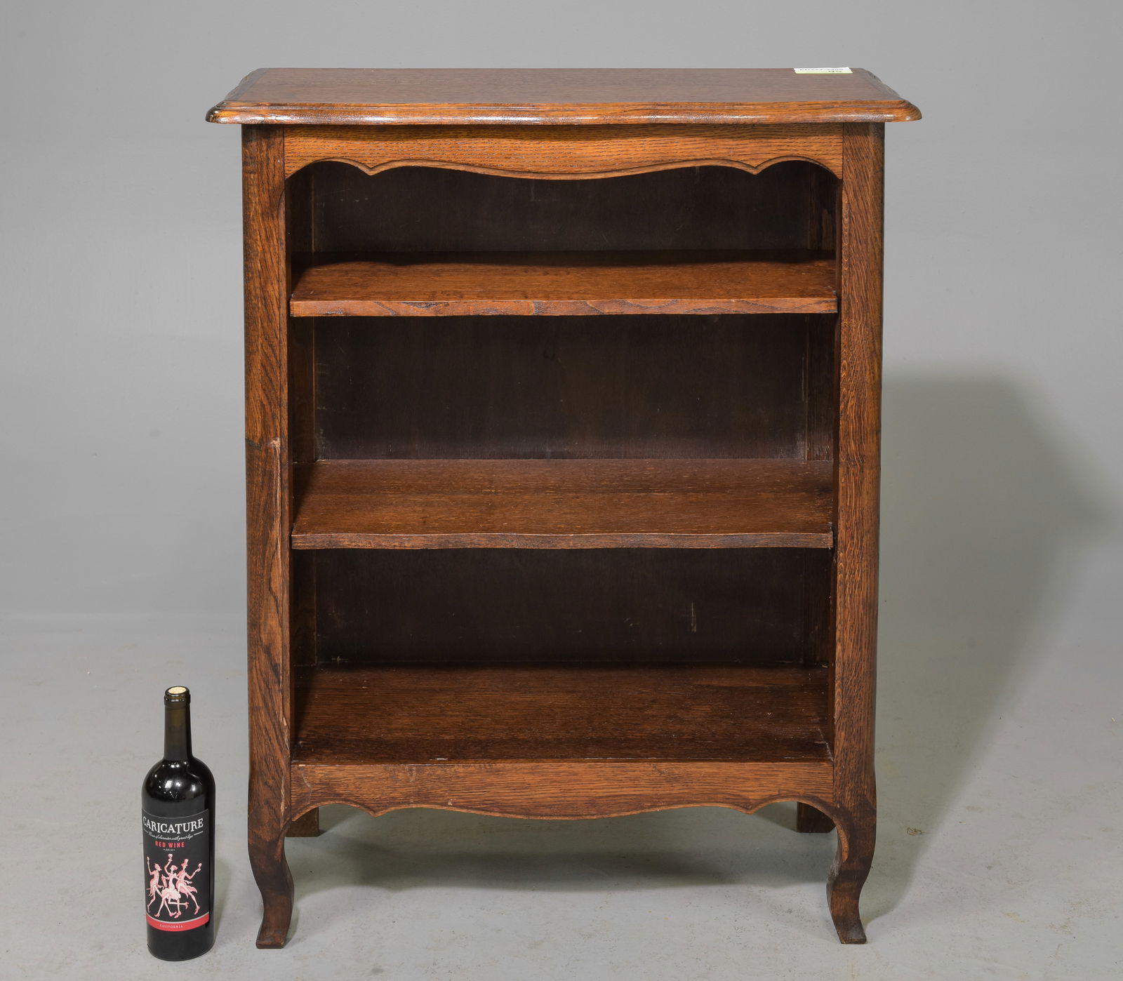 Louis XV Style Oak Open Bookshelf c.1930's (1 of 5)