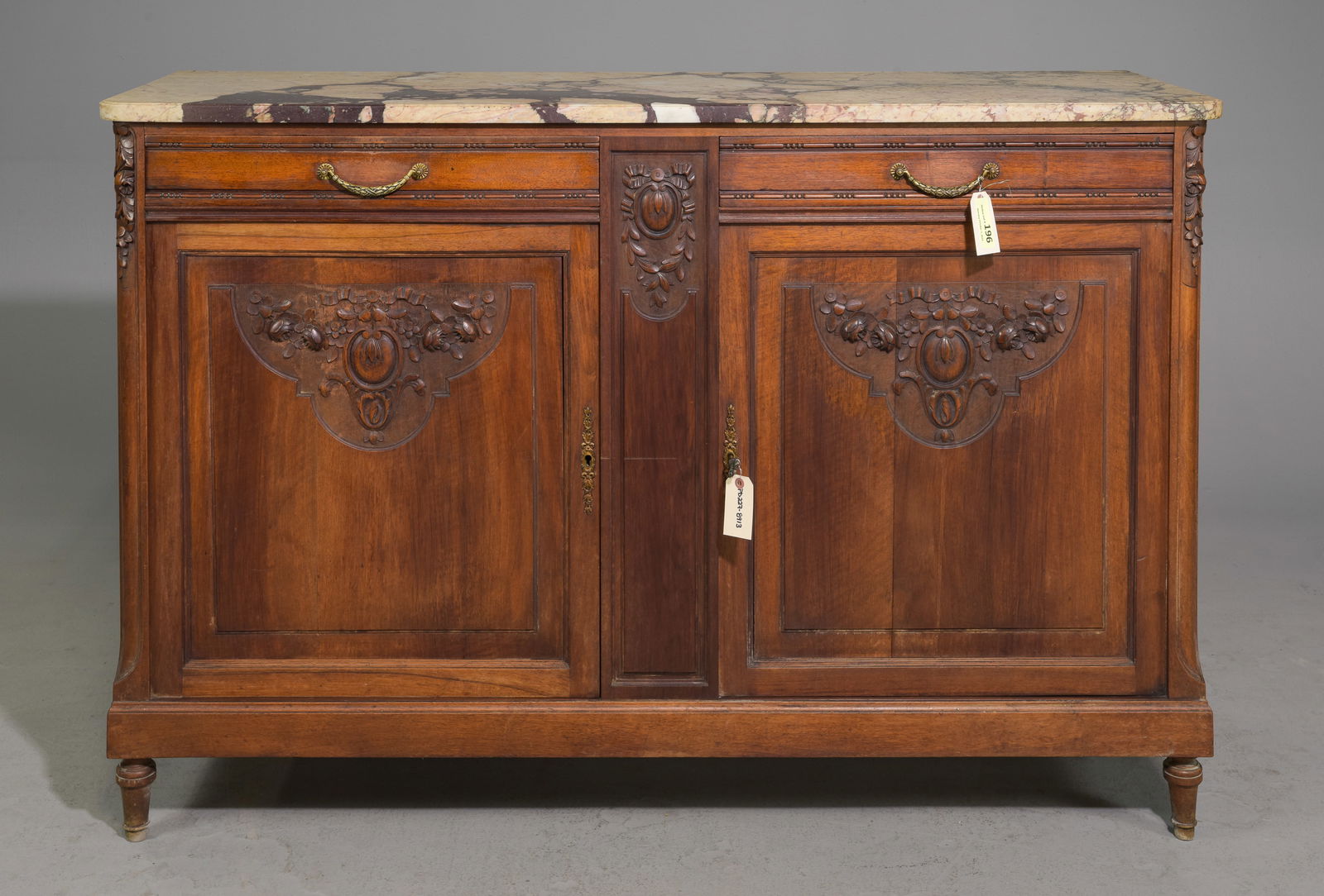 Louis XVI Style Marble Top Buffet / Sideboard (1 of 7)