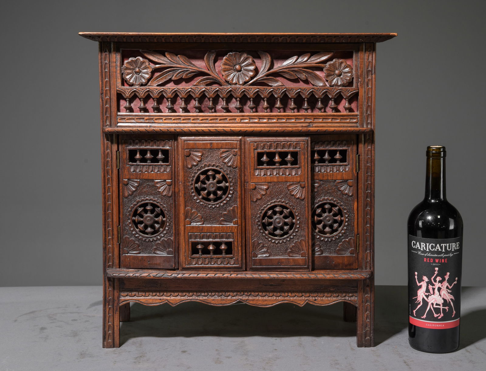 French Breton Style Salesman Sample Cupboard (1 of 6)