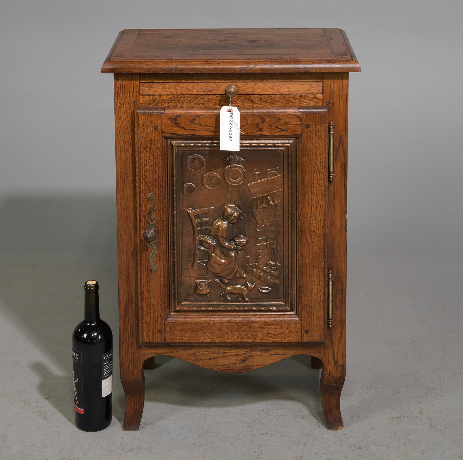 French Oak Small Occasional Cabinet (1 of 6)