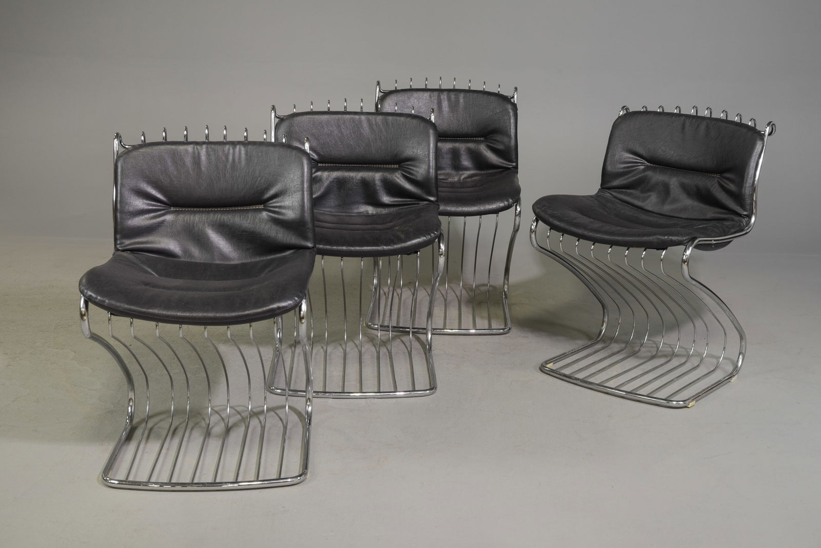 Gastone Rinaldi Set of 4 Italian Chairs (1 of 4)