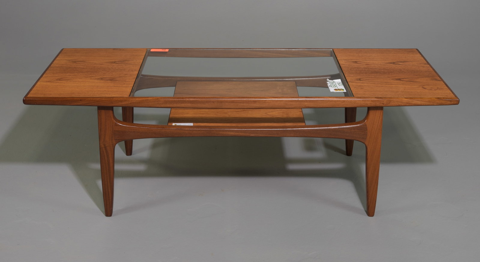 G-Plan Fresco Coffee Table as seen in Mad Men: This Danish Modern Style teak coffee table is British and made by British Mid Century Modern Furniture Maker G Plan (GPlan). This model table was featured in the Mid Century Modern office of Don Drape