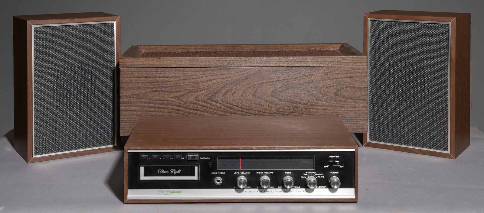 Electrophonic 8 Track Stereo with Speakers & RCA Tapes (1 of 7)