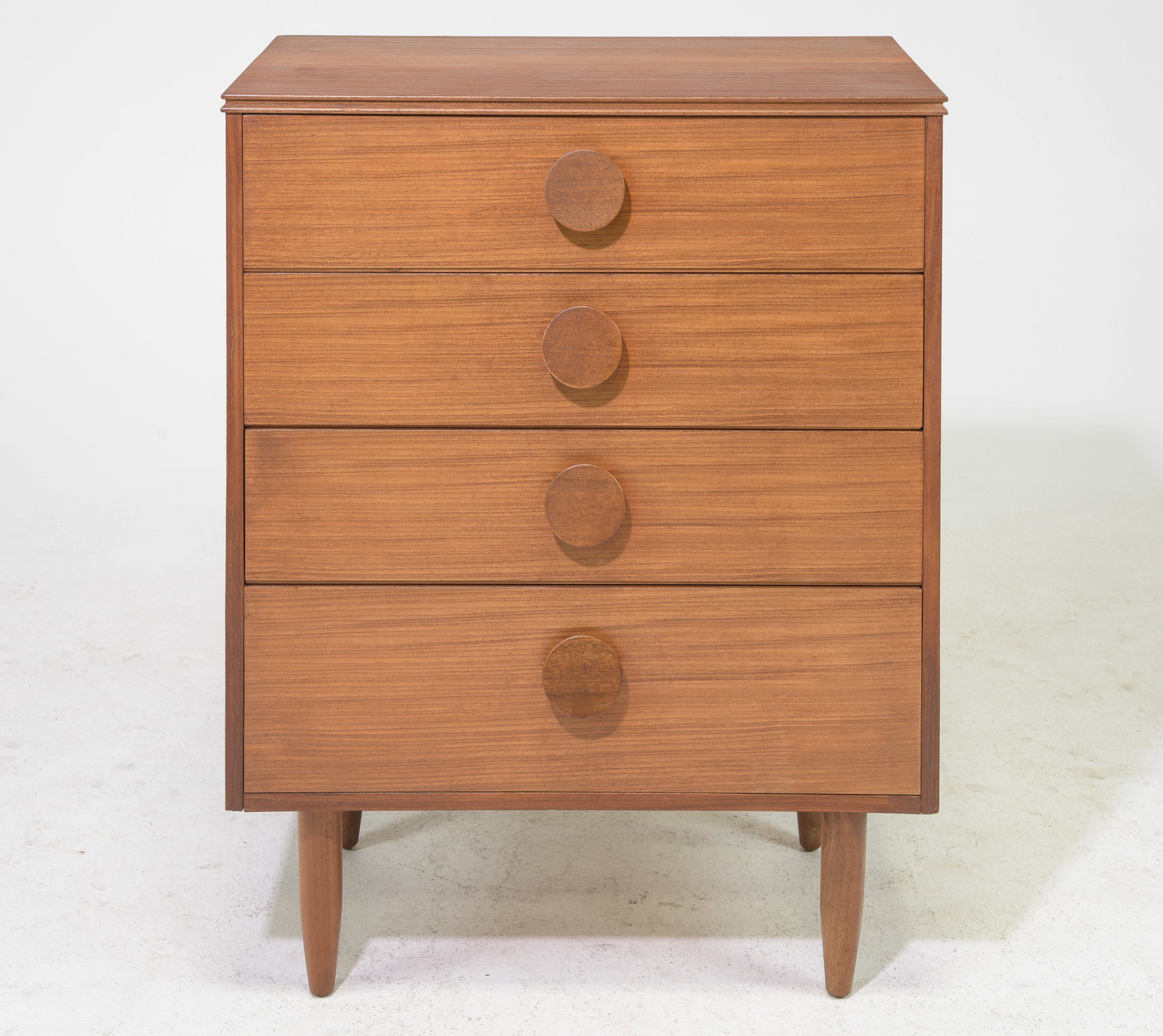 Mid Century 4 Drawer Chest with Round Handles (1 of 5)