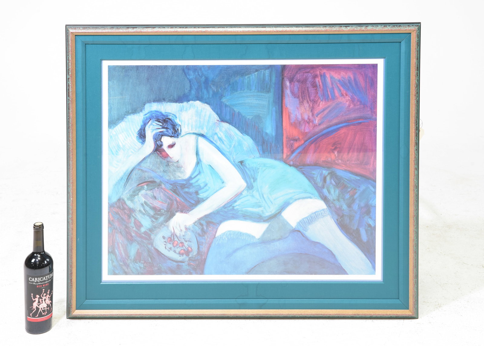 Barbara Wood Framed Art - Woman Eating Cherries (1 of 4)