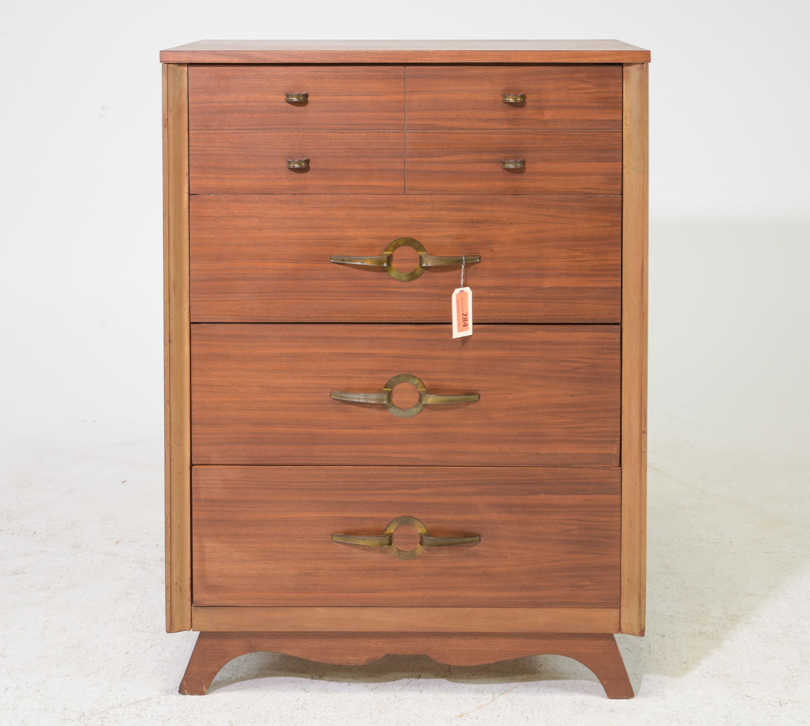 Mid Century Modern Walnut Tall Boy / Chest #2 (1 of 6)