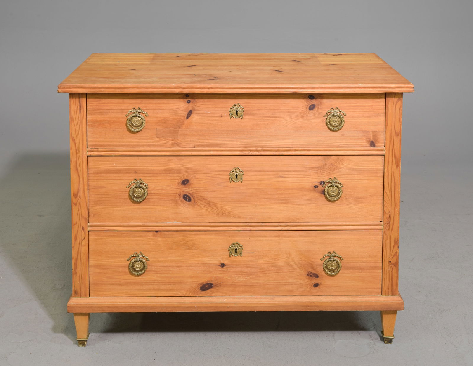 Swedish Pine 3 Drawer Chest (1 of 5)