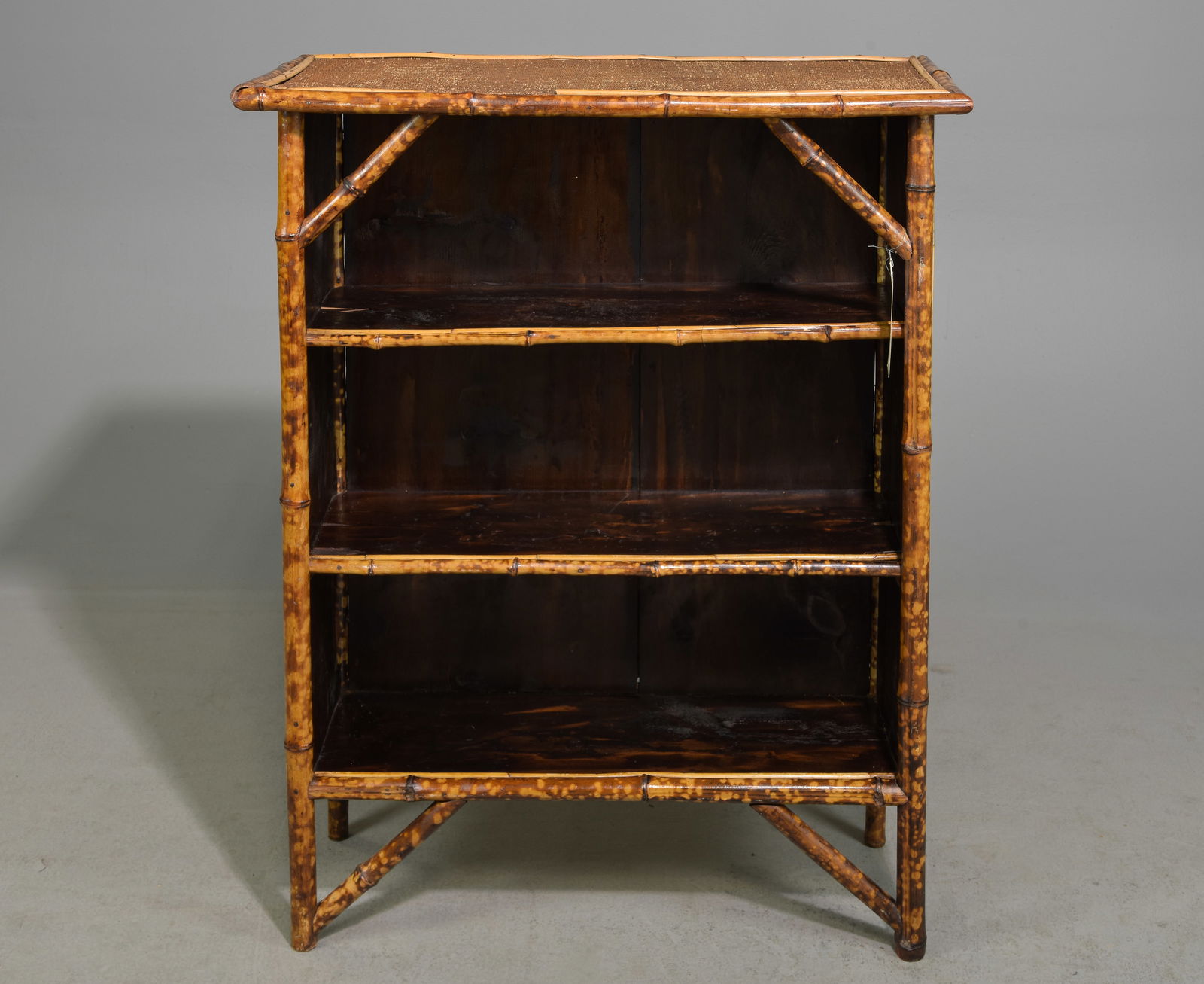 Bamboo & Ratan Open Bookshelf (1 of 7)