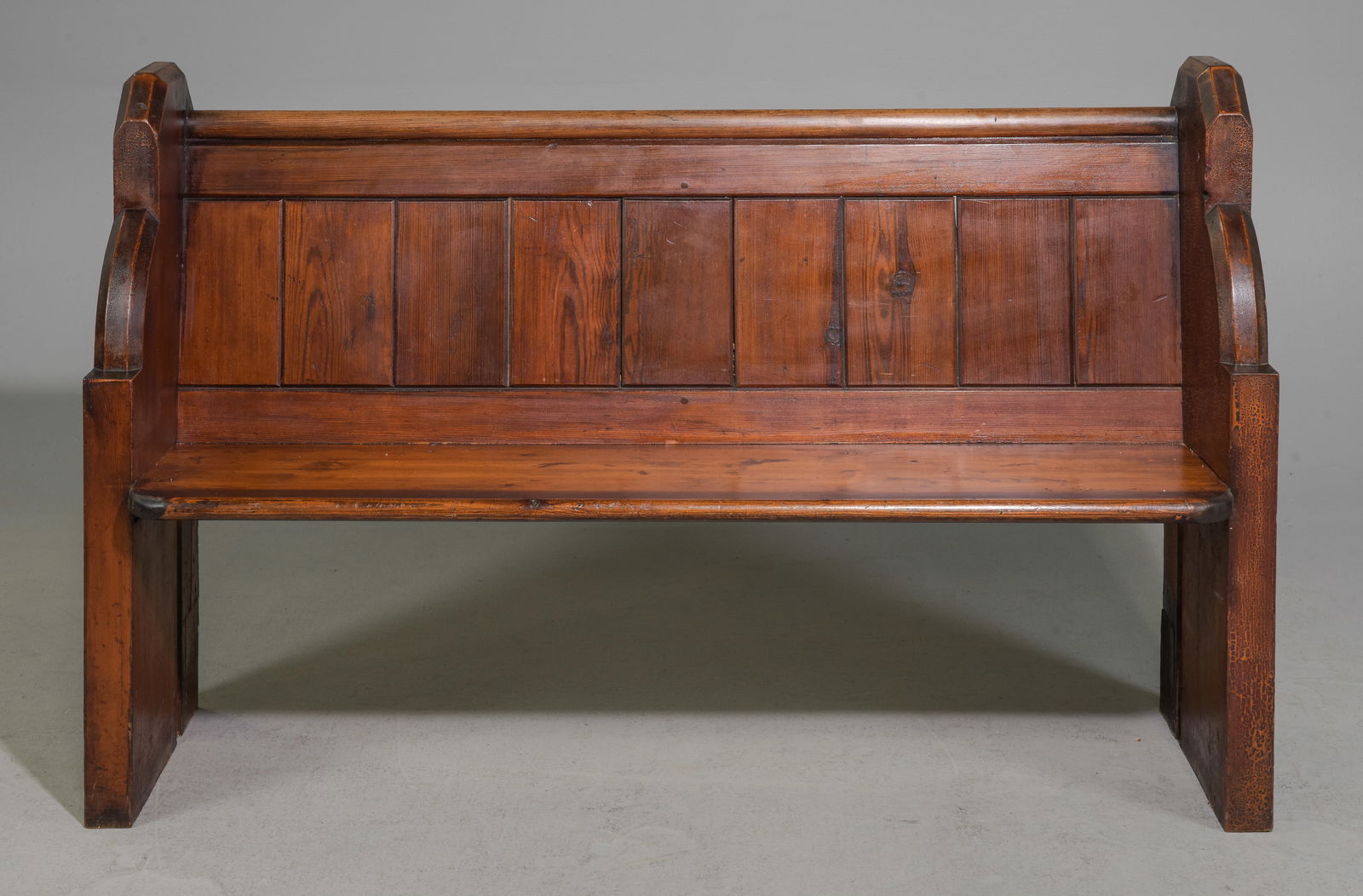 English Pine Church Pew from the Maidstone Area (1 of 4)