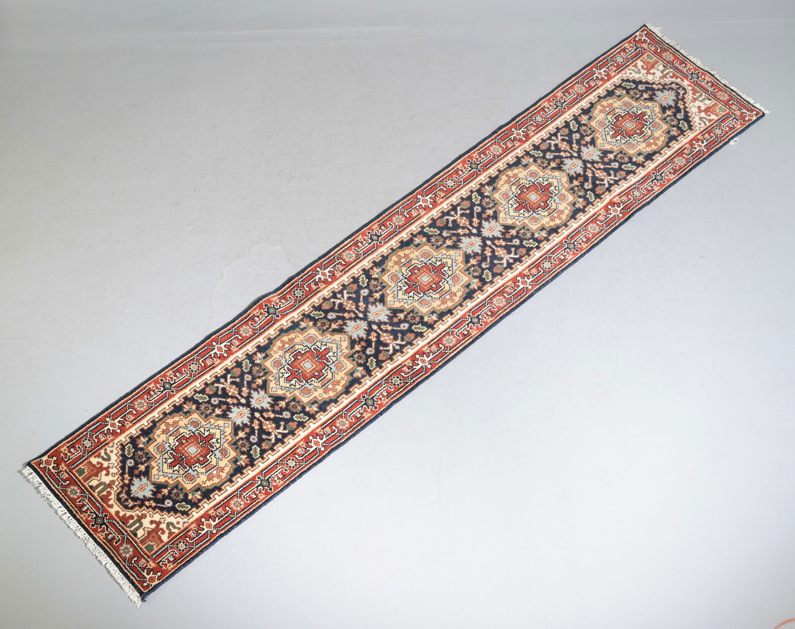 Hand Knotted Serapi Runner Rug - 12' x 3' (1 of 4)
