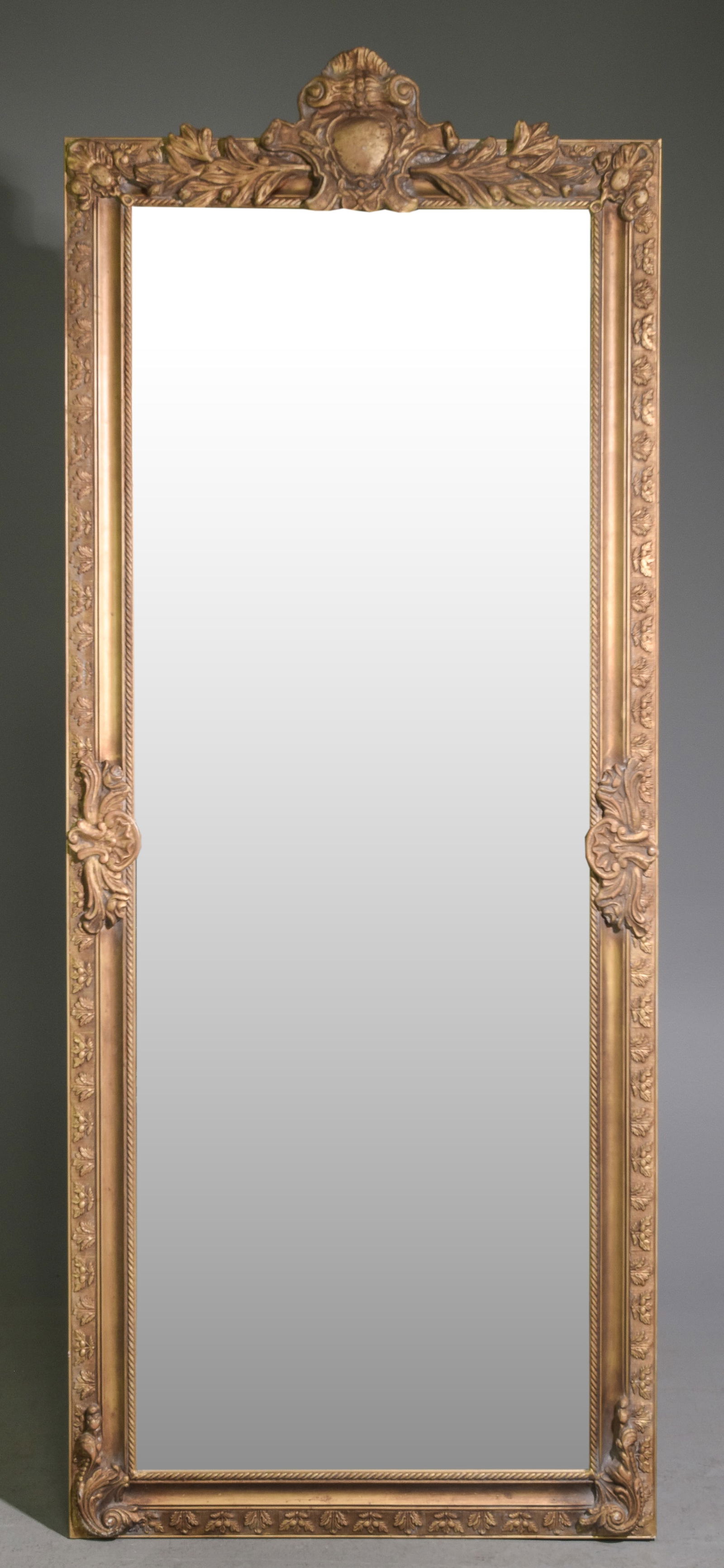 French Style Gold Framed Beveled Mirror #1 (1 of 2)