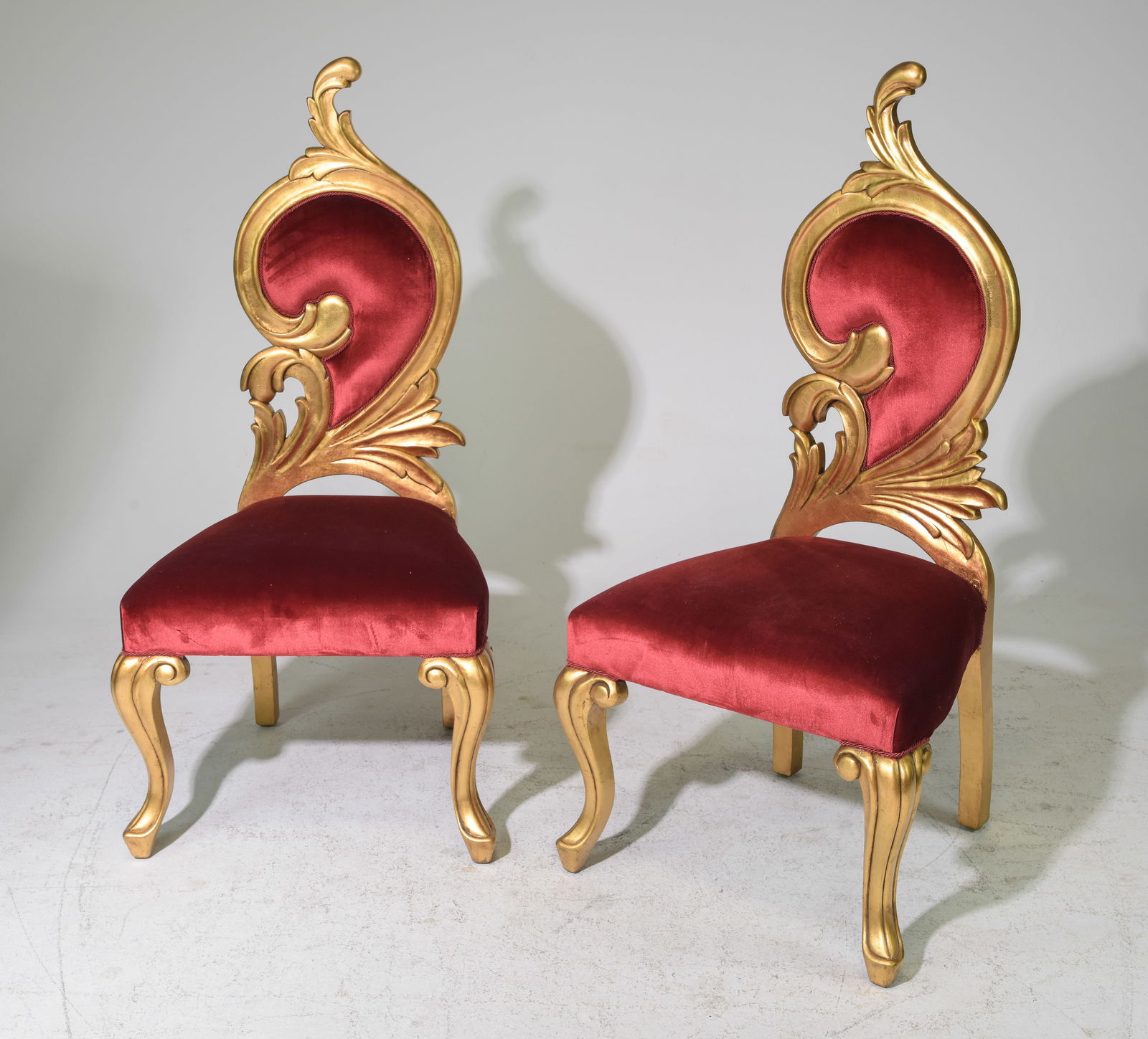 Pair Of French Rococo Style Chairs (1 of 3)