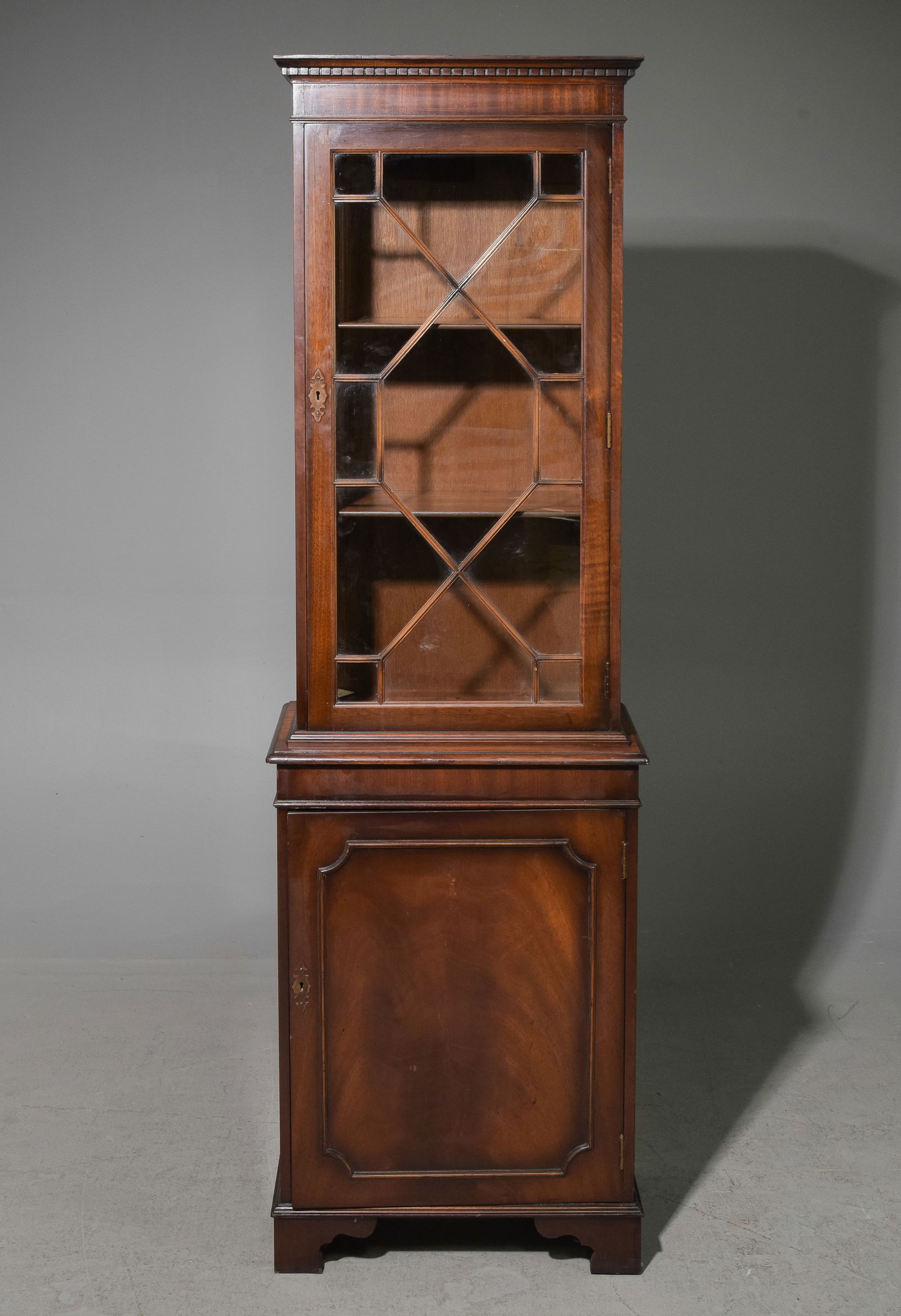 British Mahogany Cabinet / Bookcase (1 of 1)
