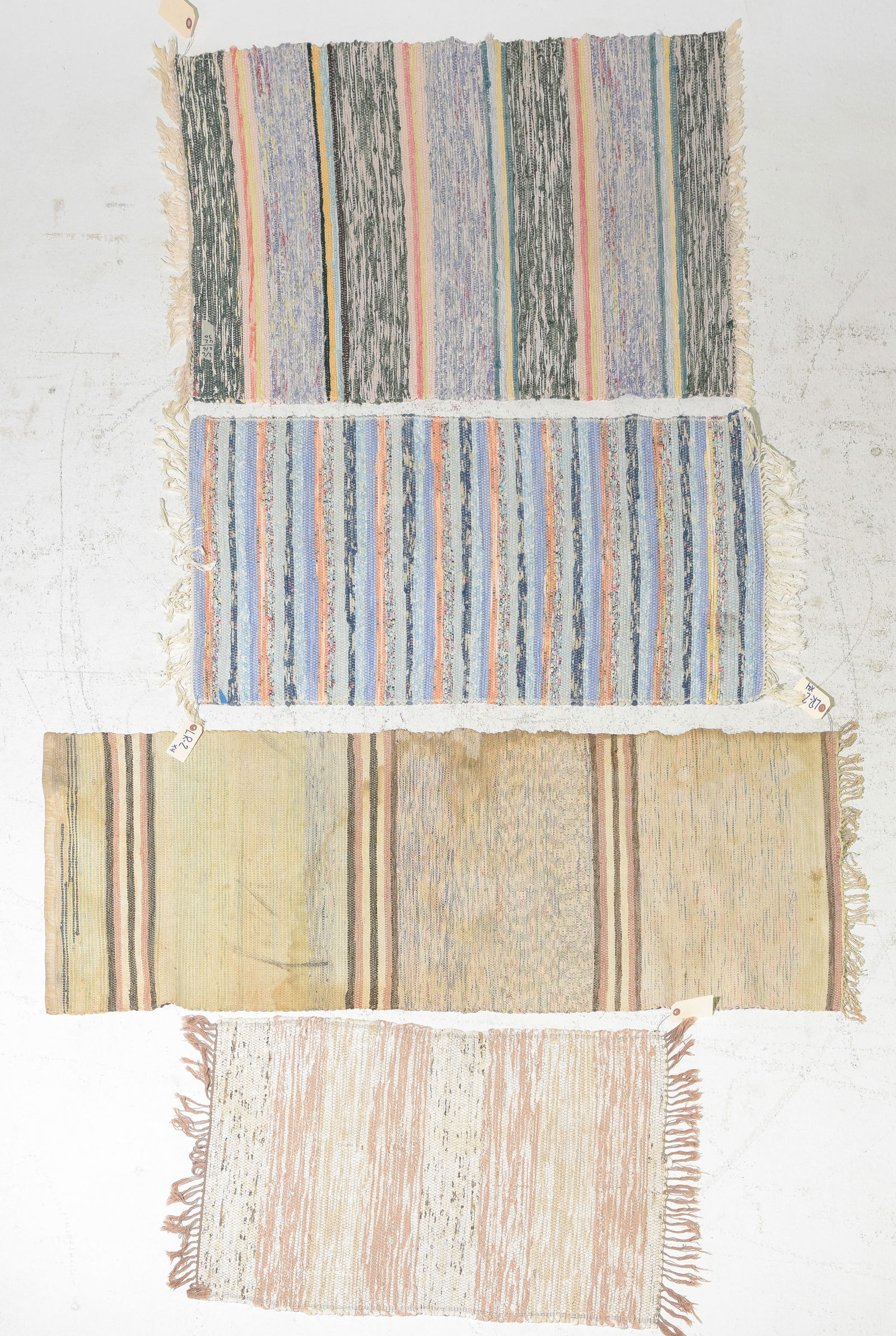 4 Vintage Swedish Rag Runner Rugs (1 of 4)