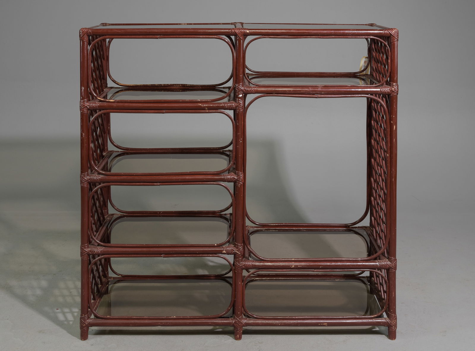 Bamboo Painted Room Divider / Display Shelf (1 of 6)