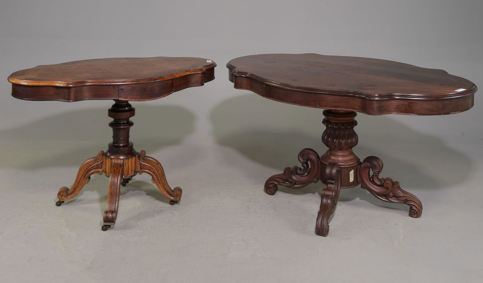 Two French Gueridon / Turtle Top Tables (1 of 8)