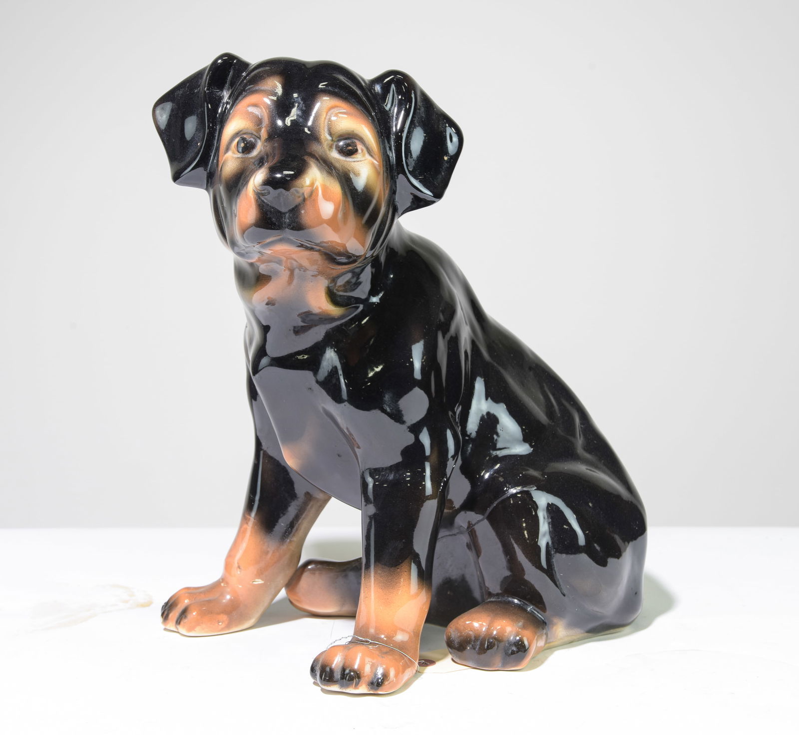 Rottweiler Ceramic Dog Figure / Statue (1 of 5)