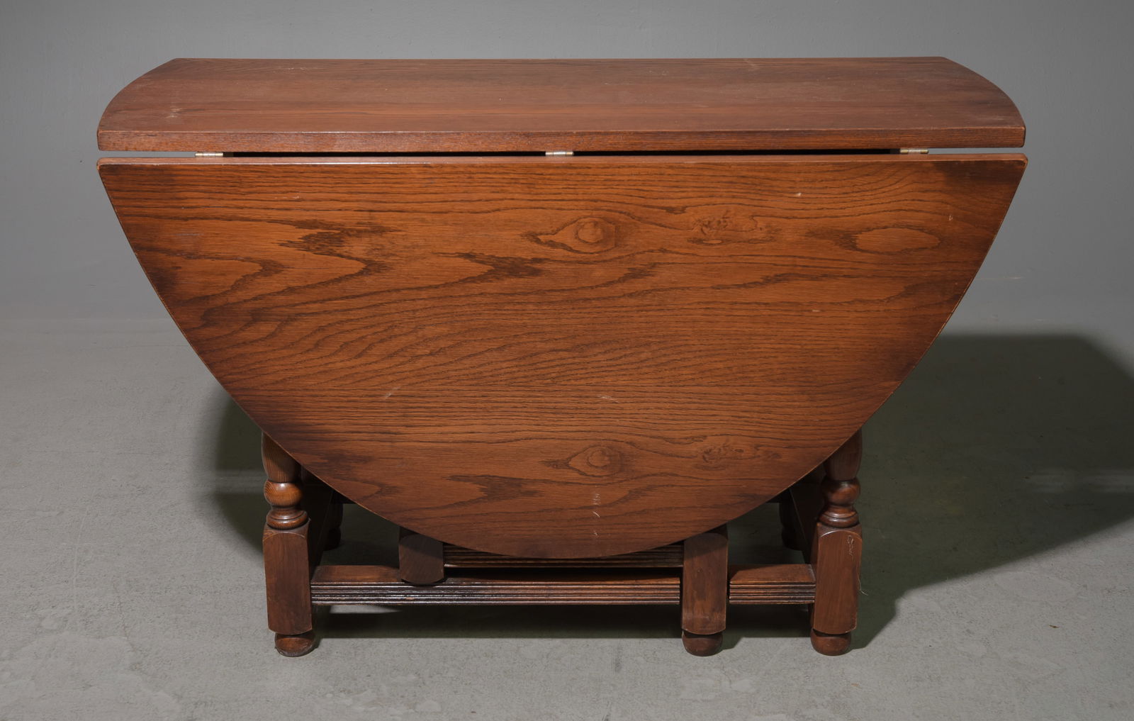 British Oak Drop Leaf Table (1 of 4)