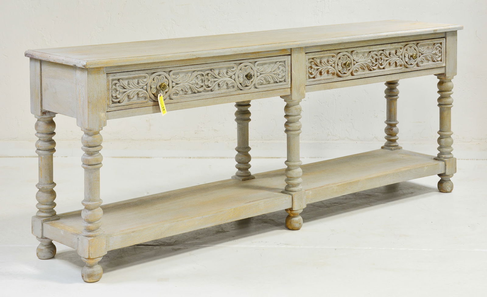 Painted 2 Drawer Hall Table / Console (1 of 5)