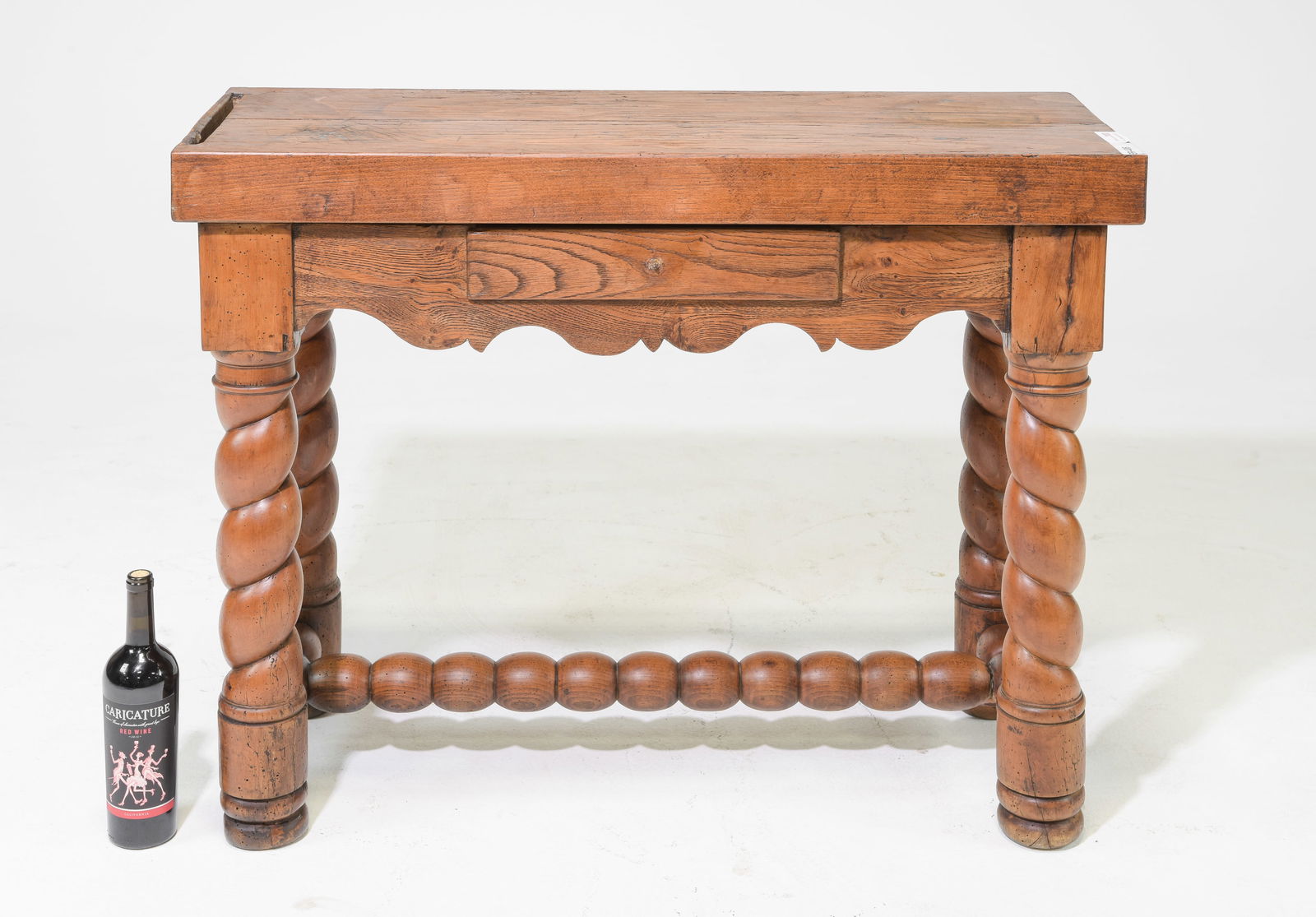 Rustic Hall Table with Drawer (1 of 5)