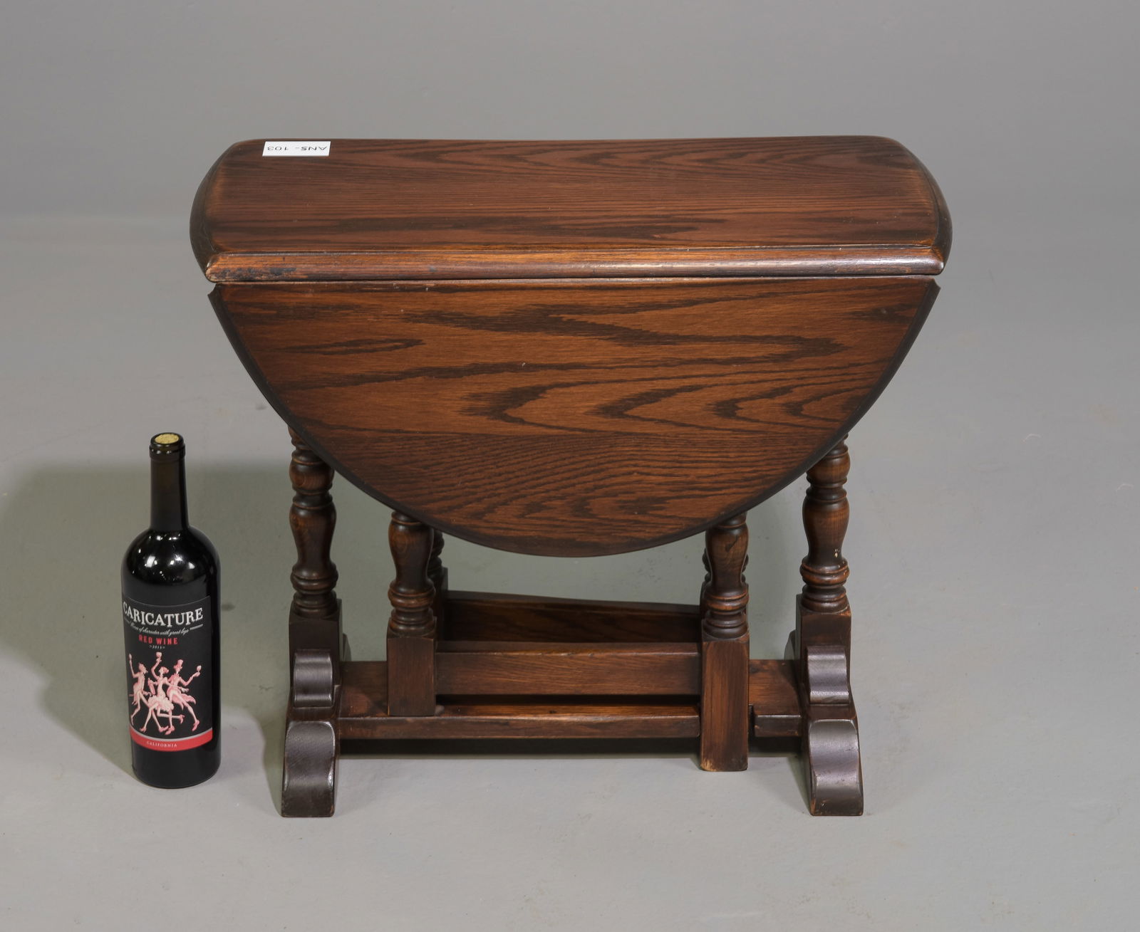 Danish Oak Petite Drop Leaf Table #1 (1 of 3)