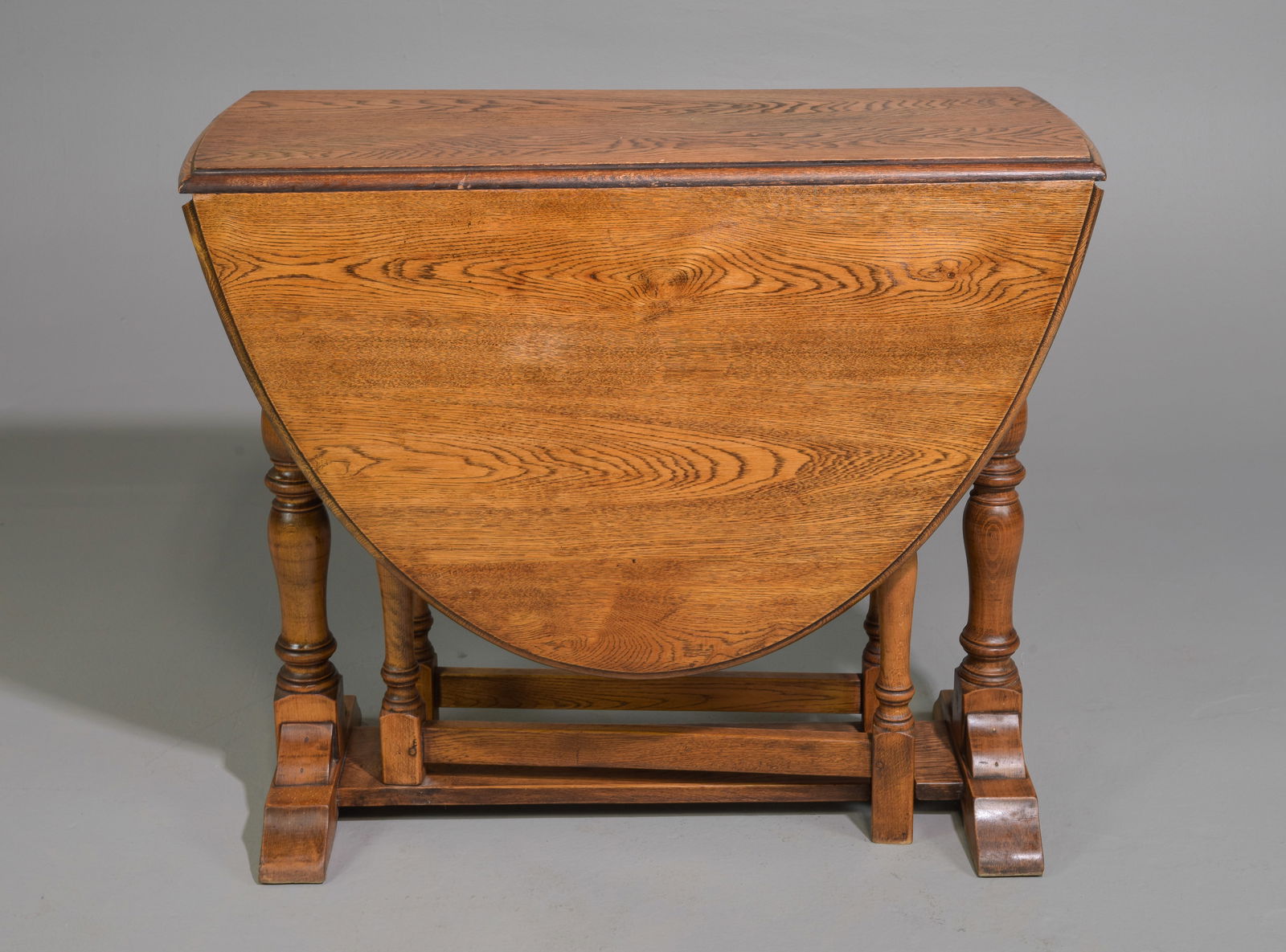British Oak Drop Leaf Table (1 of 4)