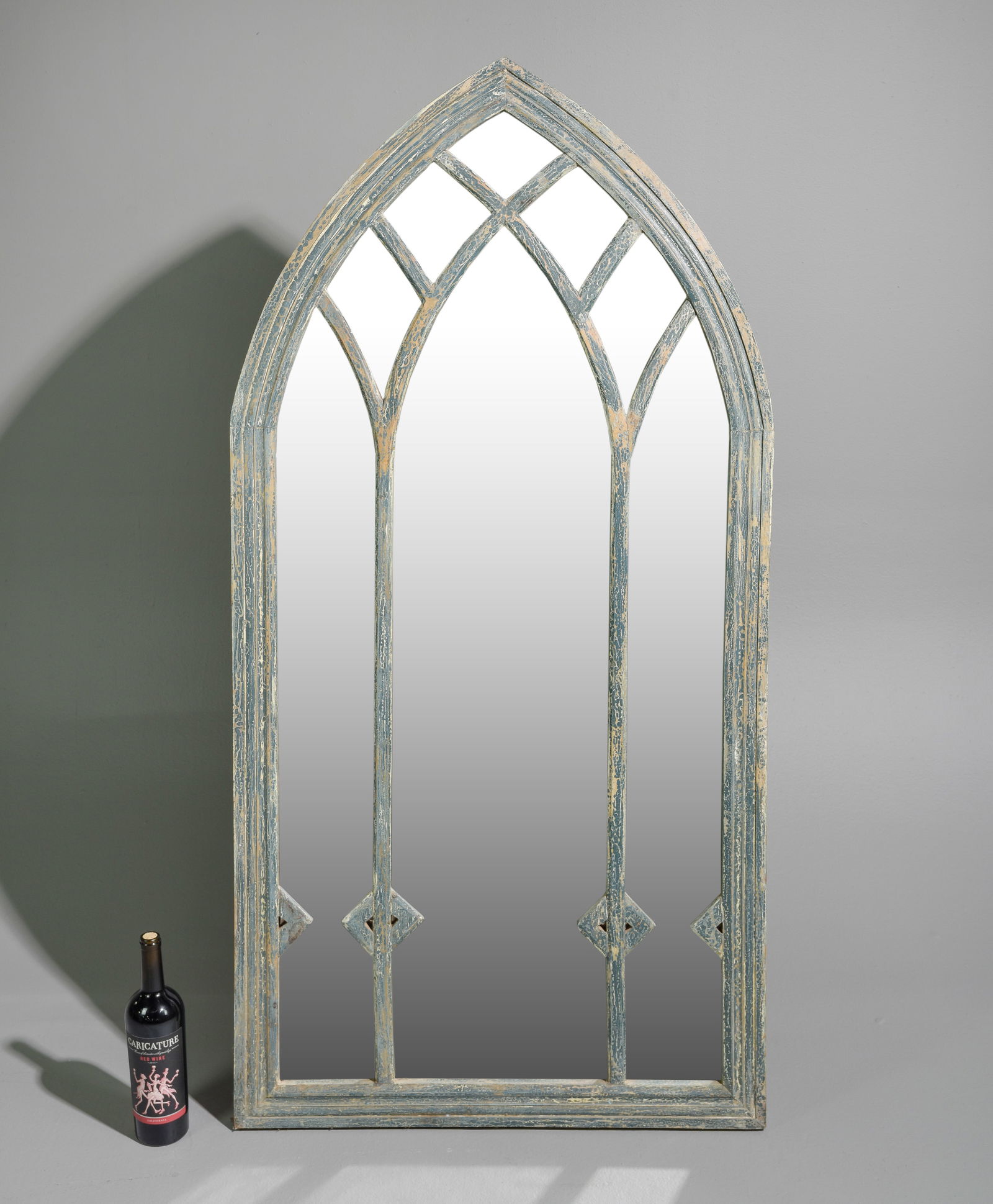 "Gothic" Style Painted Framed Mirror (1 of 4)
