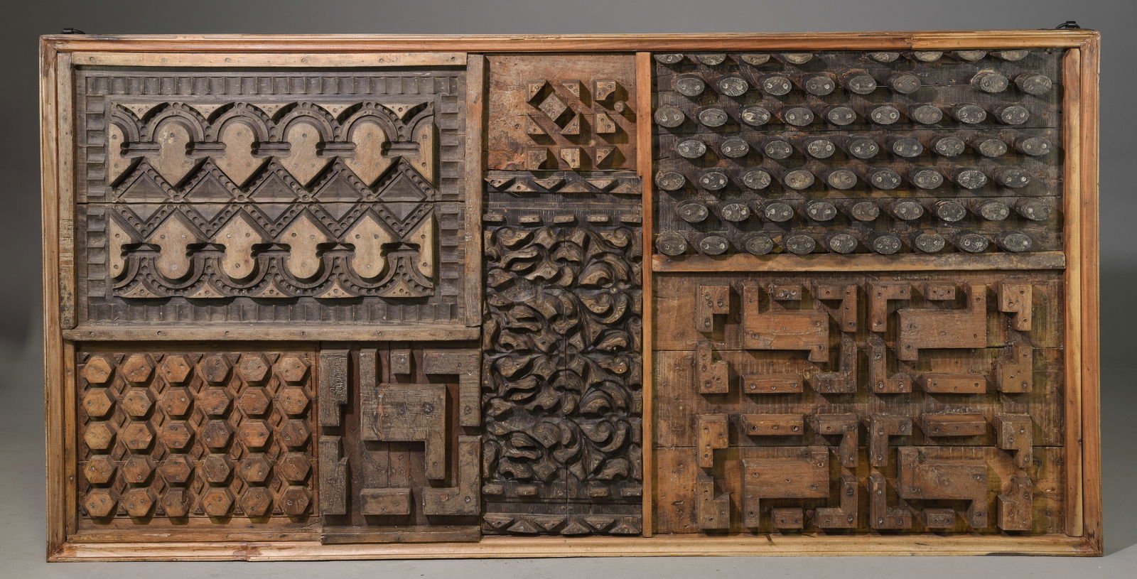 Large Heavily Carved Panel / "Door" (1 of 8)