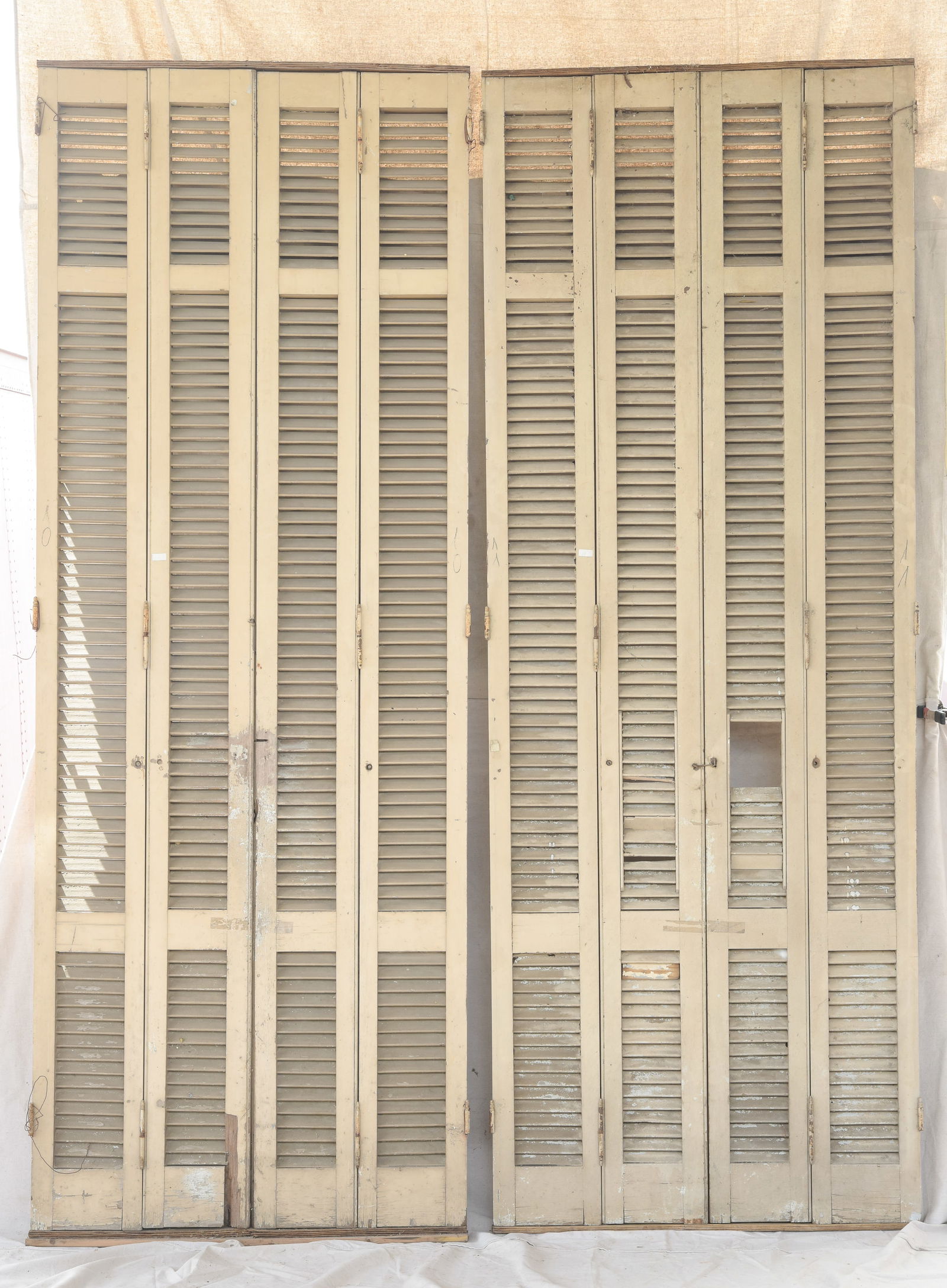 2 Painted Large Shutter Doors / Panels (1 of 7)