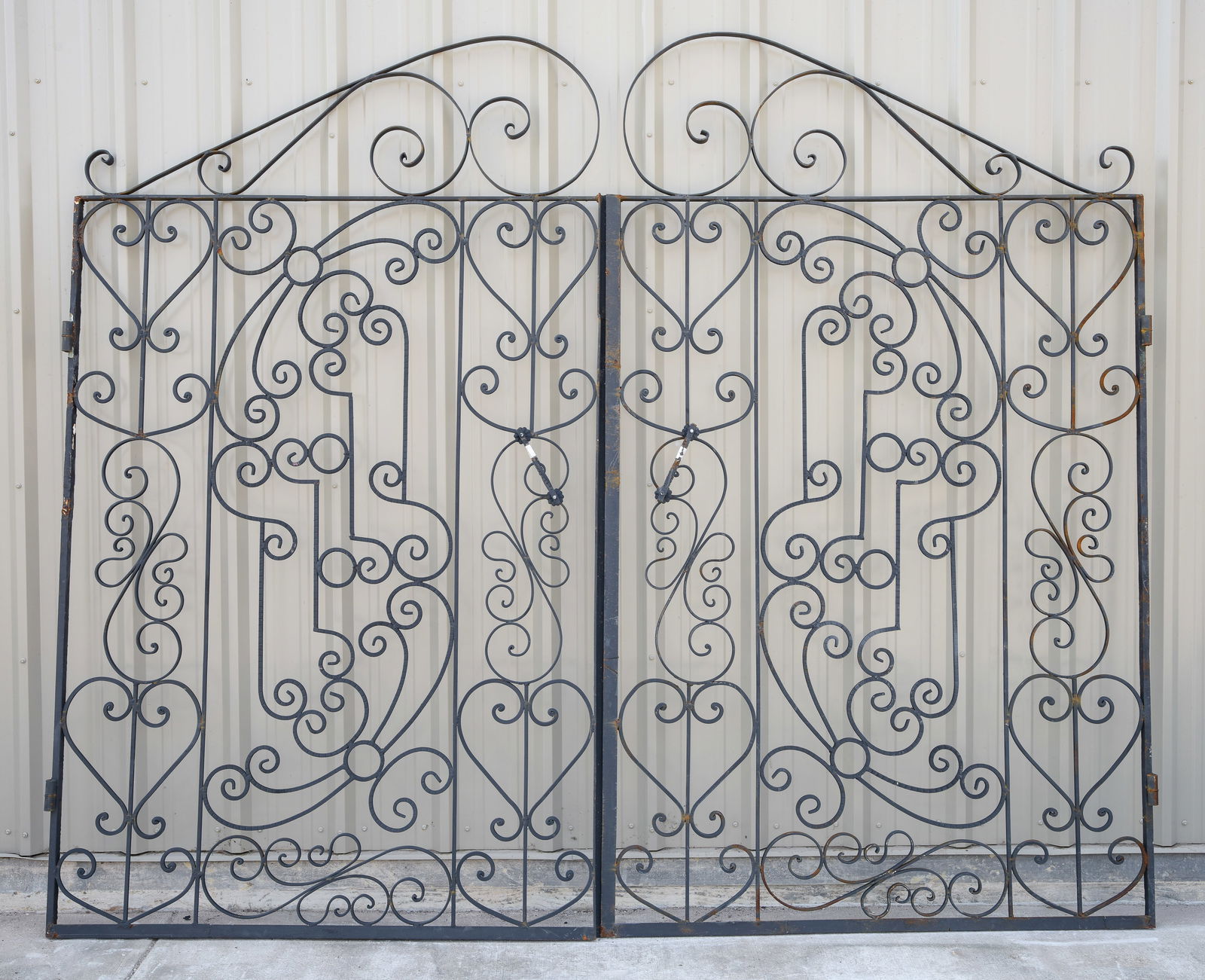 2 Part Large Iron Driveway / Entry Gates / Doors #1 (1 of 5)