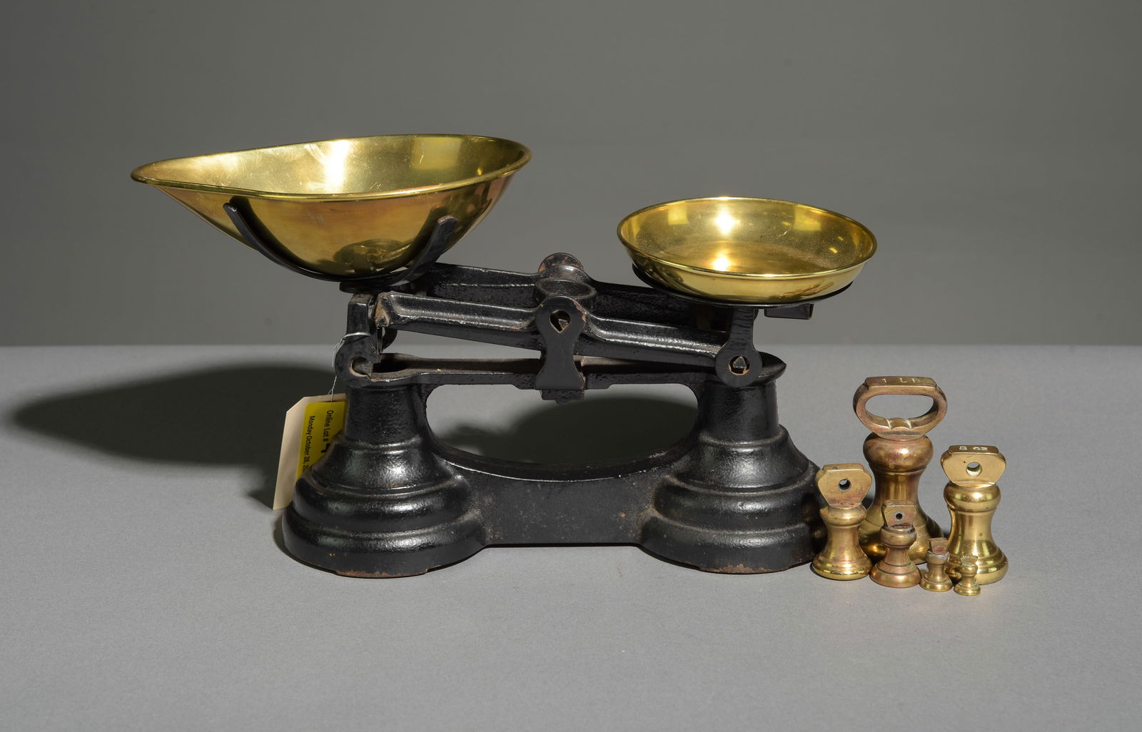 British Black Balance Scale with Bell Weights #3 (1 of 3)