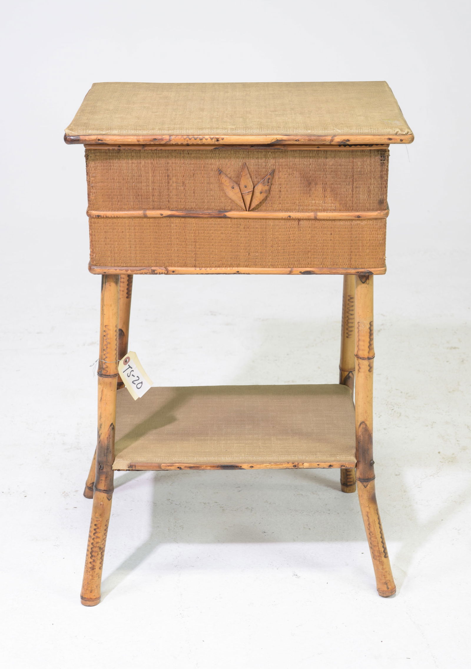 Bamboo Sewing / Occasional Table (1 of 6)